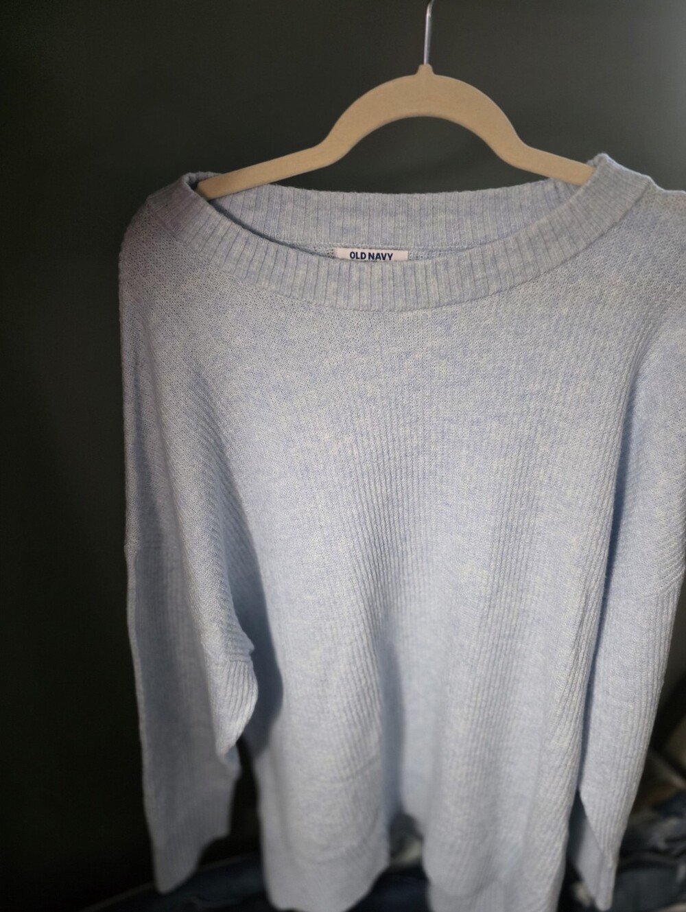 Pale Blue Old Navy Sweater. Measurments Are In Photos And Deacription - Picture 3 of 10